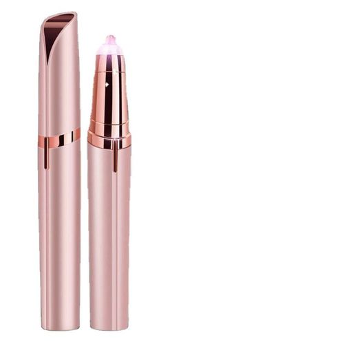 2026 New Women's Waterproof Nose Hair Eyebrow Trimmer Electric with USB Power Source Portable Battery for Home Car Travel Use