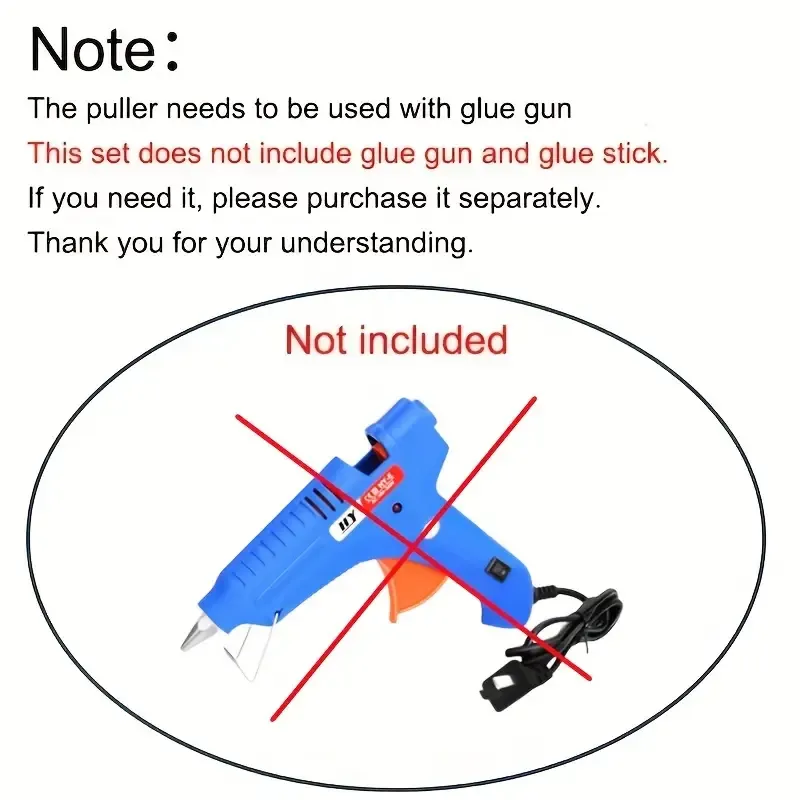 Car Dent Repair Tool for Non-Metal Repair, Short T-Puller for Dent Pulling.
