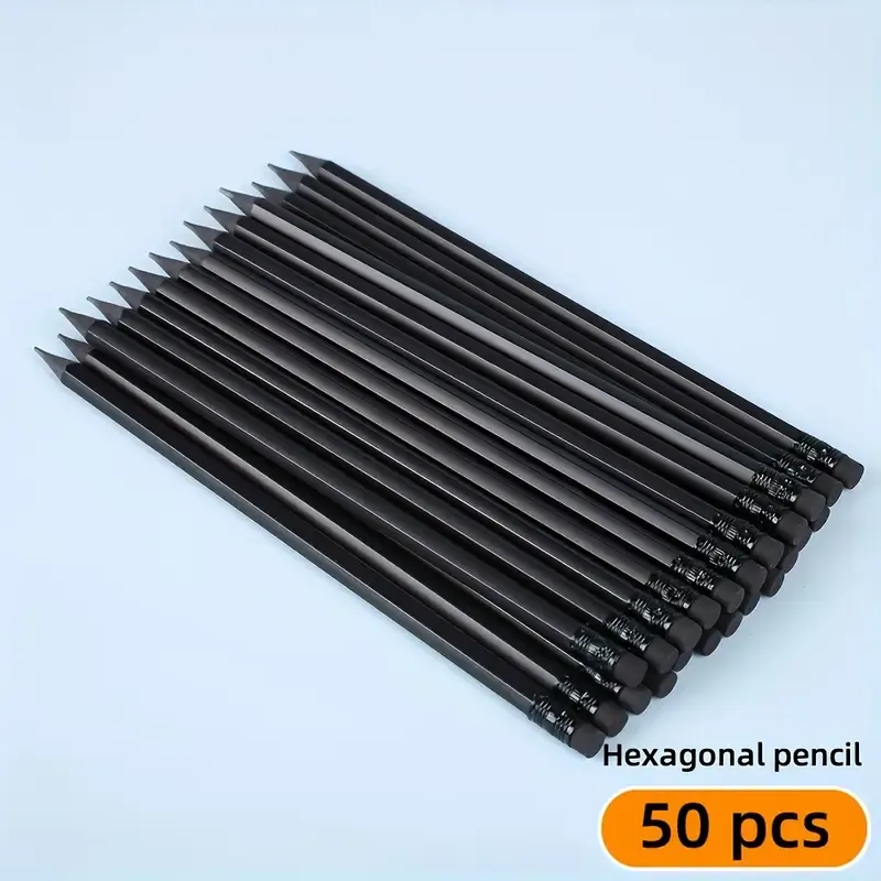 10pcs HB.2B Graphite Pencil - Premium Black Wood, Smooth 2.4mm Lead Core, Suitable for Writing, Drawing and Sketching - Durable and High Quality, Perfect for Sketching and Art Projects, Artist Sketching Pencils | Professional Appearance | Smooth Graphite Core