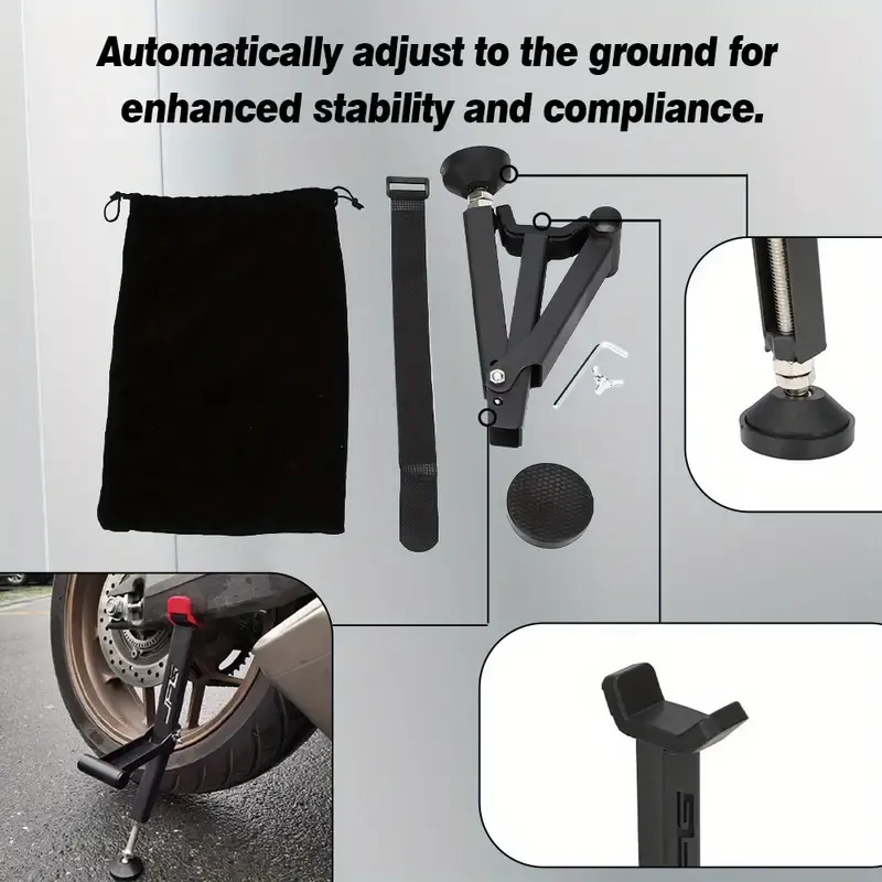 Motorcycle Portable Single Sided Paddock Stand Front And Rear Wheel Stand Support Foldable Universal Tire Repairing Tool