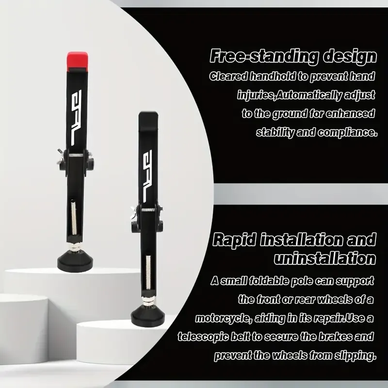 Motorcycle Portable Single Sided Paddock Stand Front And Rear Wheel Stand Support Foldable Universal Tire Repairing Tool