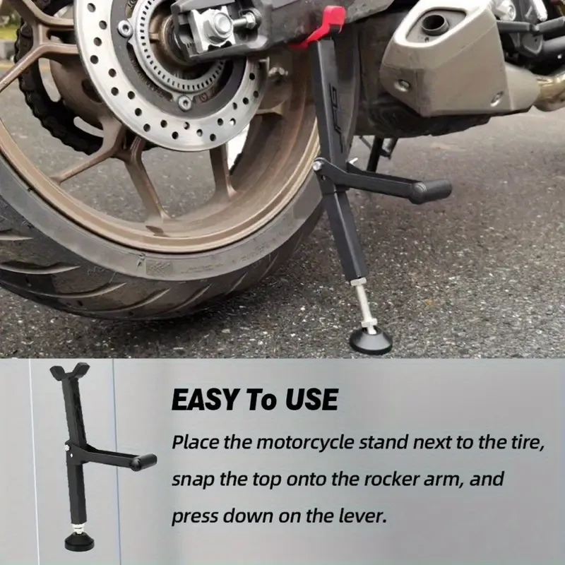 Motorcycle Portable Single Sided Paddock Stand Front And Rear Wheel Stand Support Foldable Universal Tire Repairing Tool
