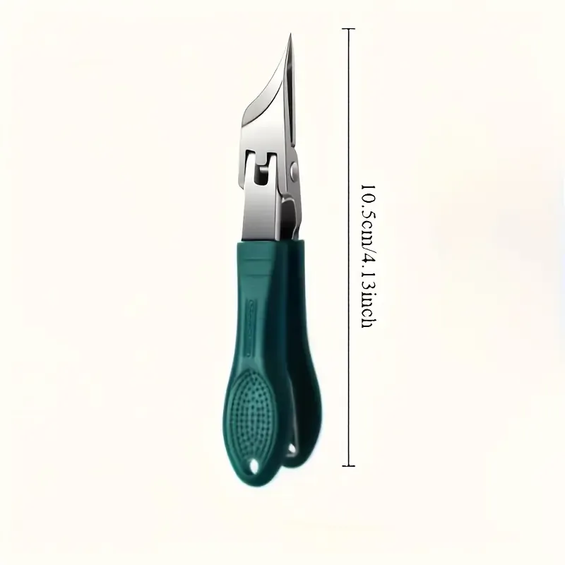 4pcs, Eagle Beak Slanted Nail Clippers, Splash Guard 25° Beveled Edge Nail Clipper Set with Wide Band Design and Curved Blade, Ultra-Sharp Slanted Nail Scissors, Splash-Proof Slanted Mouth Nail Clippers, Suitable for Men and W