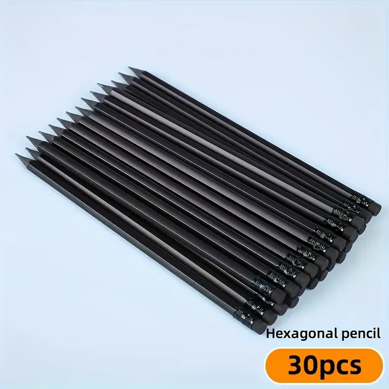 10pcs HB.2B Graphite Pencil - Premium Black Wood, Smooth 2.4mm Lead Core, Suitable for Writing, Drawing and Sketching - Durable and High Quality, Perfect for Sketching and Art Projects, Artist Sketching Pencils | Professional Appearance | Smooth Graphite Core