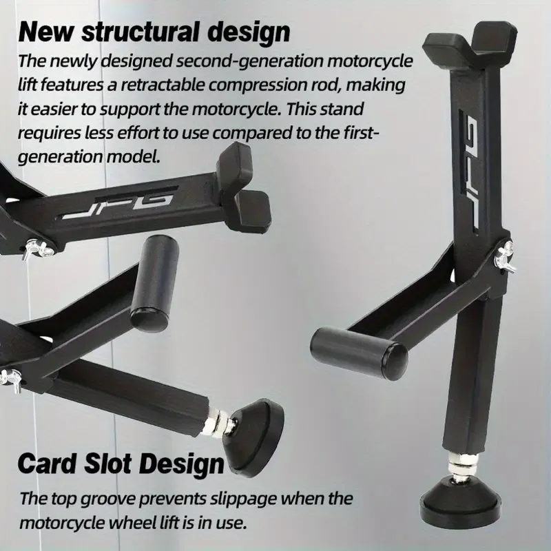 Motorcycle Portable Single Sided Paddock Stand Front And Rear Wheel Stand Support Foldable Universal Tire Repairing Tool