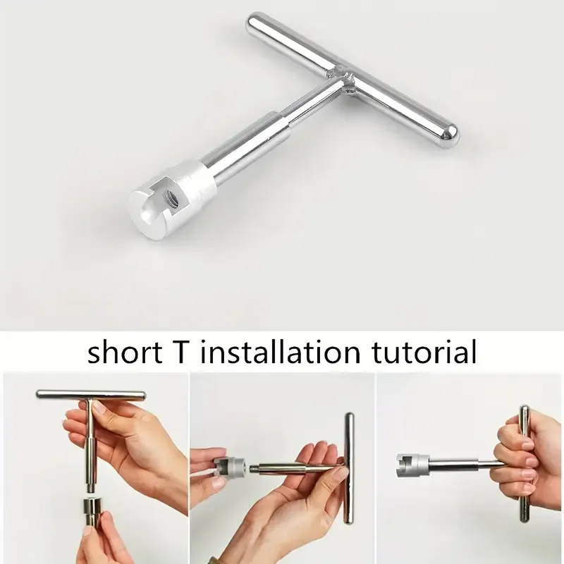 Car Dent Repair Tool for Non-Metal Repair, Short T-Puller for Dent Pulling.