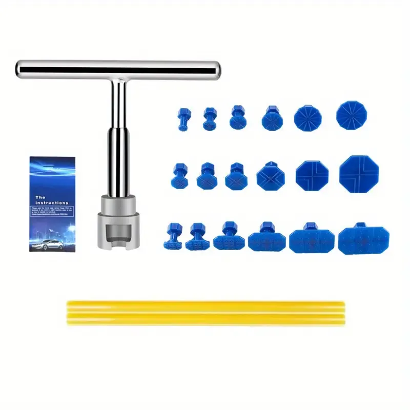 Car Dent Repair Tool for Non-Metal Repair, Short T-Puller for Dent Pulling.