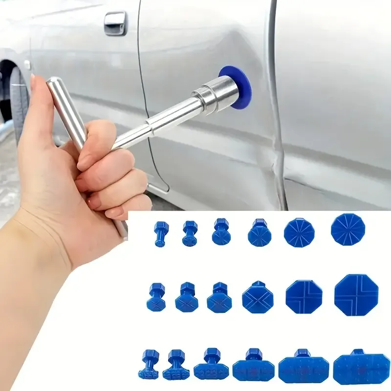 Car Dent Repair Tool for Non-Metal Repair, Short T-Puller for Dent Pulling.