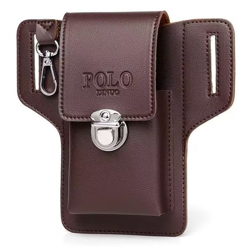 🔥HOT SALE - 49% OFF🔥Mobile Phone Leather Case 1pc Men's Waist Bag, Men's Mobile Phone Waist Bag, Fashion Outdoor Waist Bag