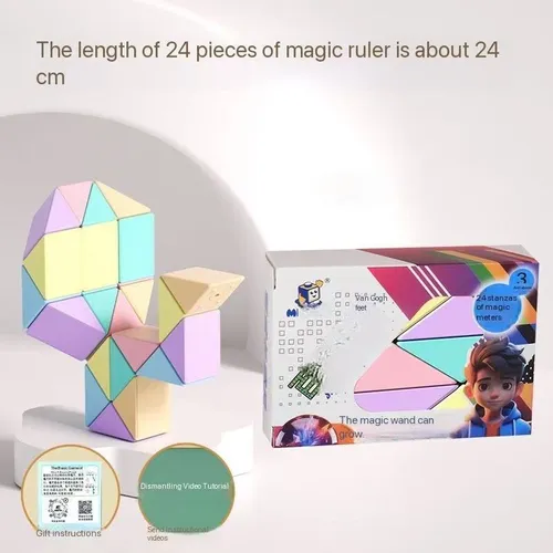 The 24-section Magic Cube, a children's educational toy with an irregular shape, is 3Dfor developing children's intelligence