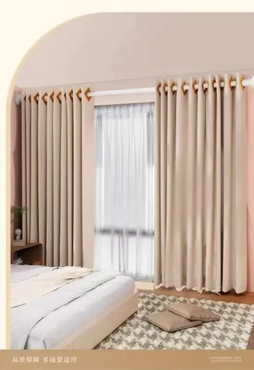 Multifunctional punch-free telescopic rod nail-free clothes drying rod hanger stainless steel curtain hanging rod shower curtain rod door curtain wardrobe support rod