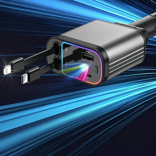 Four-in-One Starry Sky Roof Car Charger Cash on Delivery