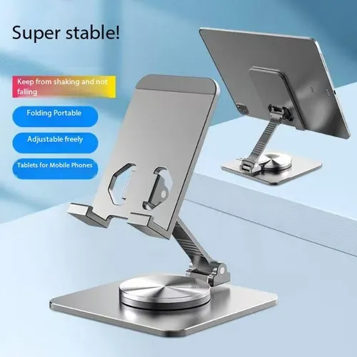 New high-quality foldable 360-degree rotating mobile phone stand and aluminum tablet stand🔍