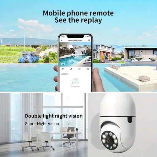 Wireless WiFi Light Bulb Camera cash on delivery