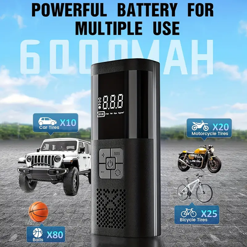 Portable Air Compressor Tire Inflator cash on delivery
