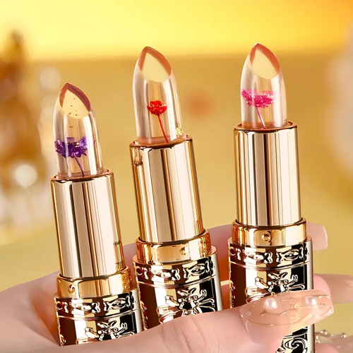 3pcs Petal Jelly Color Changing Lipstick Buy one, get three for free