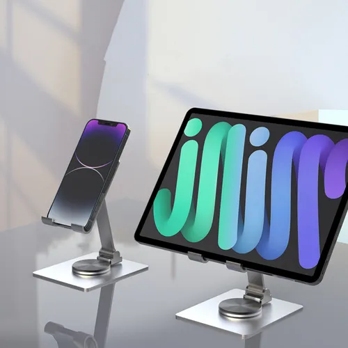 New high-quality foldable 360-degree rotating mobile phone stand and aluminum tablet stand🔍