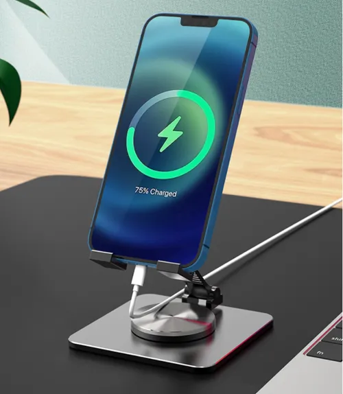 New high-quality foldable 360-degree rotating mobile phone stand and aluminum tablet stand🔍