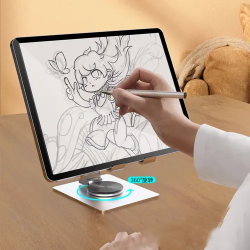 New high-quality foldable 360-degree rotating mobile phone stand and aluminum tablet stand🔍