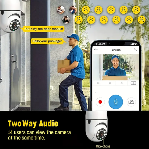 Wireless WiFi Light Bulb Camera cash on delivery