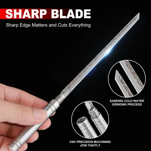 Portable professional chef's knife made of high carbon steel for cutting and cooking