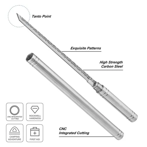 Portable professional chef's knife made of high carbon steel for cutting and cooking