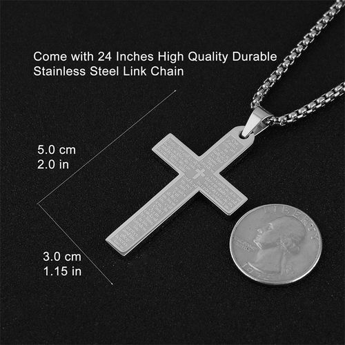 Golden Cross Bible Necklace Cash on Delivery