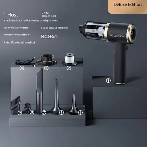 Handheld vacuum cleaner, household strong suction power, car mini, long-lasting, strong suction power, wireless portable blower mite remover🧚🤩