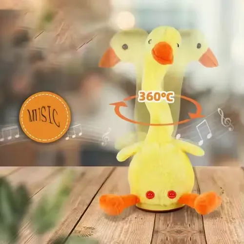 Dancing little yellow duck learns to talk, sing, dance and repeat duck creative gift