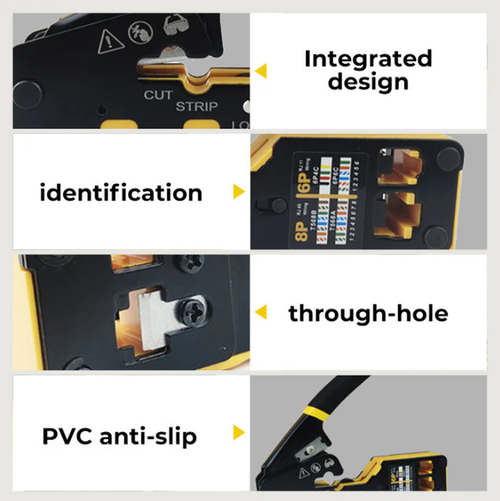 Multi-Function Network Cable Crimping Tool