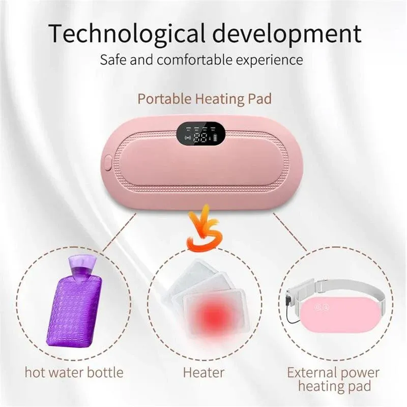 🔥🌸Wireless Menstrual Pain Massager – Soothing Heat, Anytime!