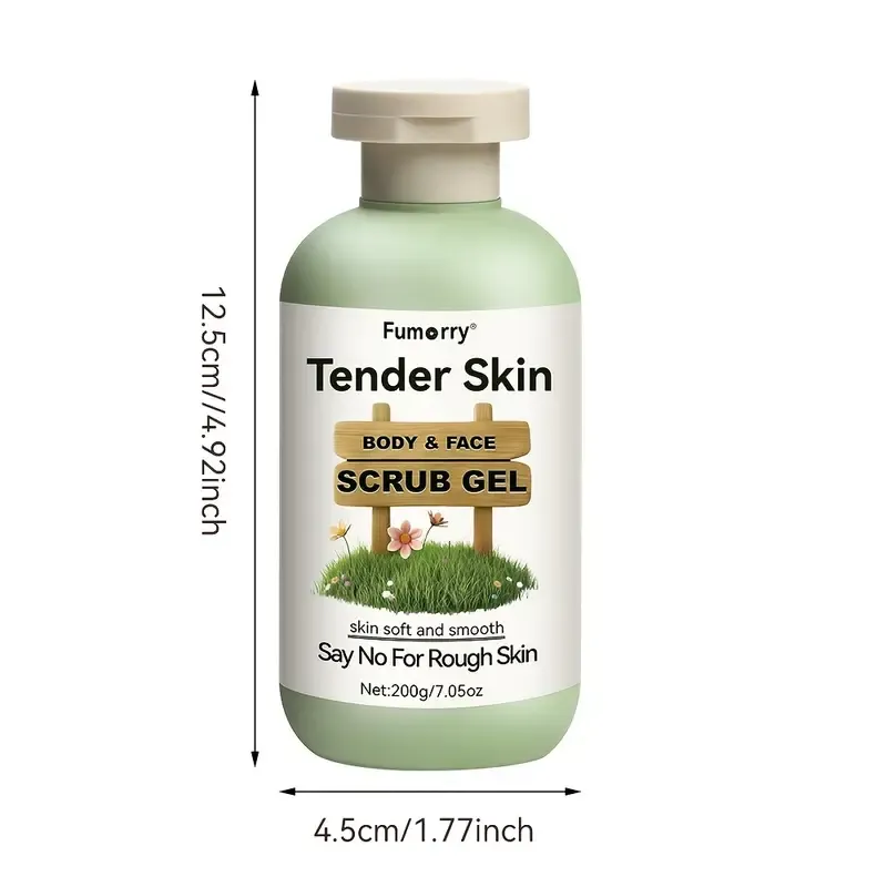 200g Rejuvenating Scrub Gel, Deep Cleansing, Contains Aloe Vera, Rose and Chamomile Plant Extracts, Softens Skin, Unclogs Pores, Cleanses Skin, Moisturizes, Can be Used on the Whole Body, Suitable for All Skin Types  Buy now Buy one Get one free