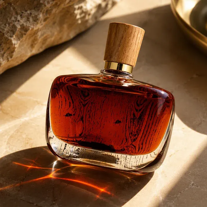Warm, rich clove scent in a wood‑inspired bottle — 100ml of long