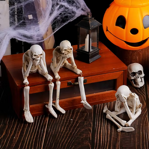 Decoration Indoor Skeleton Statue