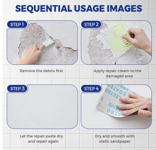 🛡Waterproof & Mildew-Resistant Wall Repair Paste🌿3 kg pack