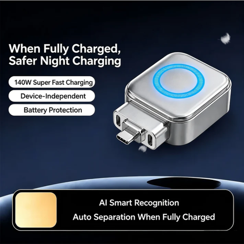 140W Super Fast Charger with AI Auto Shutdown – USB-
