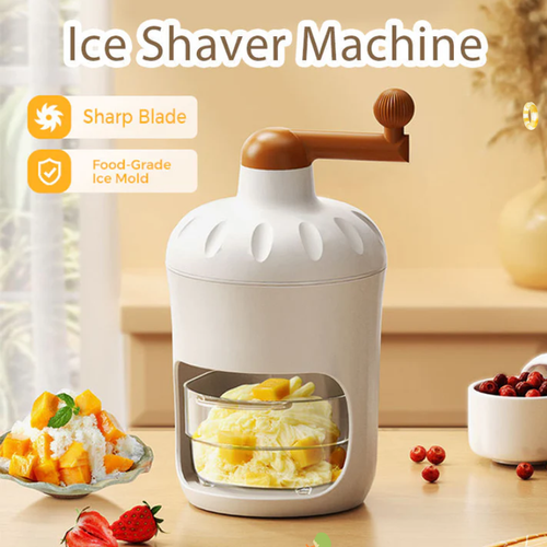 Manual Ice Shaver Machine with Ice Mold