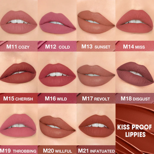 Matte Lipstick – Smudge‑proof, transfer‑resistant, vibrant colour. Comfortable & non‑drying – lasts all day! 👄🌹