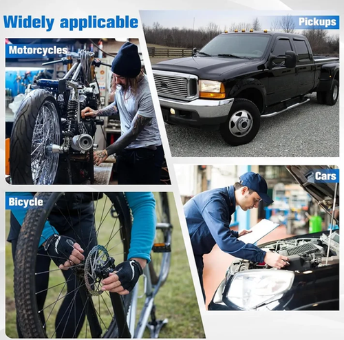 🛠️ 10-Piece Axle Spindle Thread Chaser Set