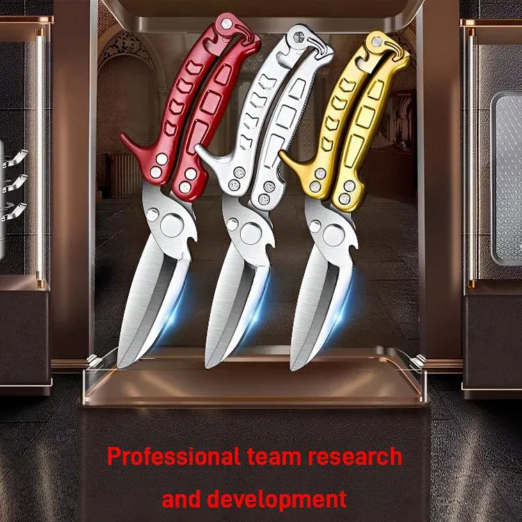 🍖 All Steel Multi-Purpose Kitchen Scissors for Cutting Chicken and Meat ✂️