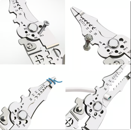 Multifunctional Wire Stripper Crimper Cable Cutter Pliers