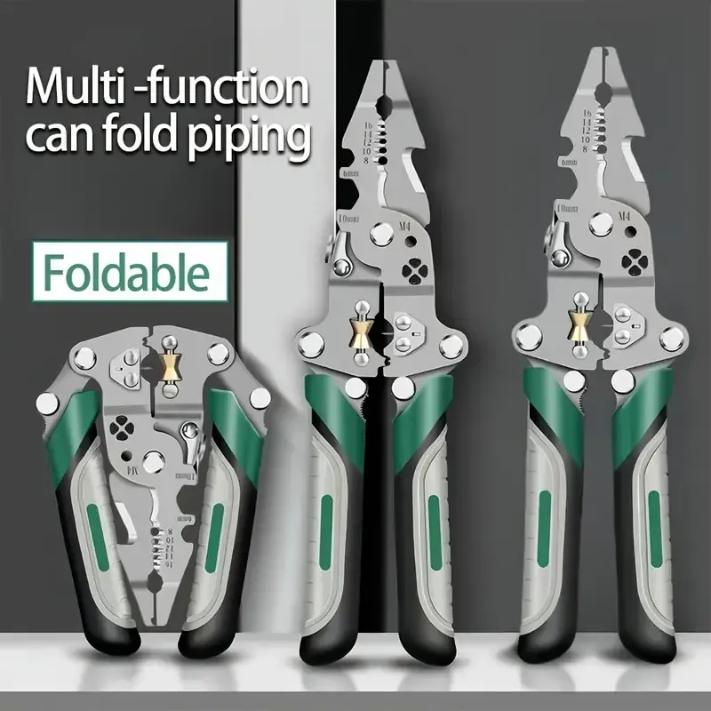Multi-Functional Folding Wire Stripper