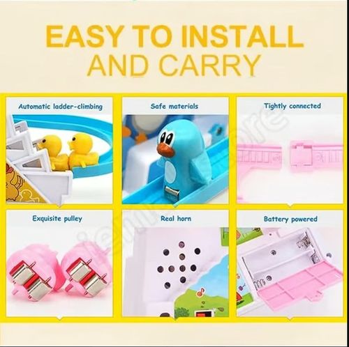 Electric Duck Slide Track With Lights And Music