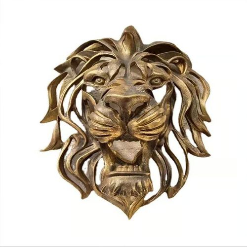 Lion Head Wall Mounted Art