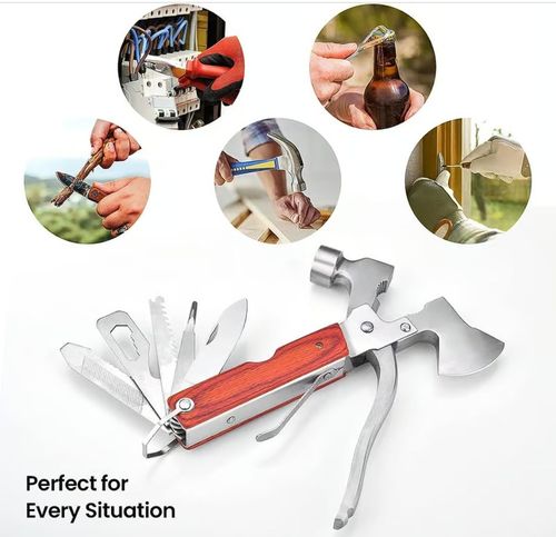 16in-1 Portable Multi-Functional Claw Hammer Tool For Vehicle Household Hiking