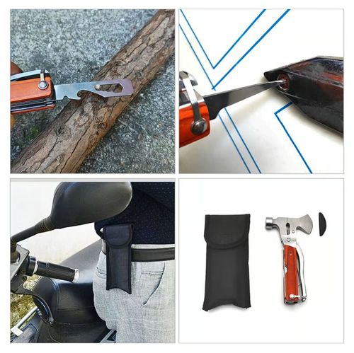 16in-1 Portable Multi-Functional Claw Hammer Tool For Vehicle Household Hiking