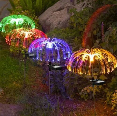 Solar Garden Changing Jellyfish Lights