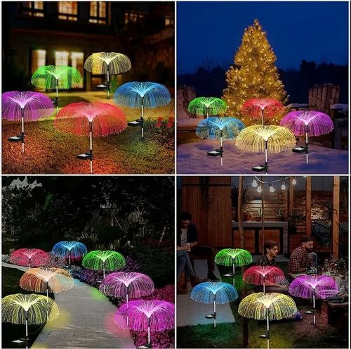 Solar Garden Changing Jellyfish Lights