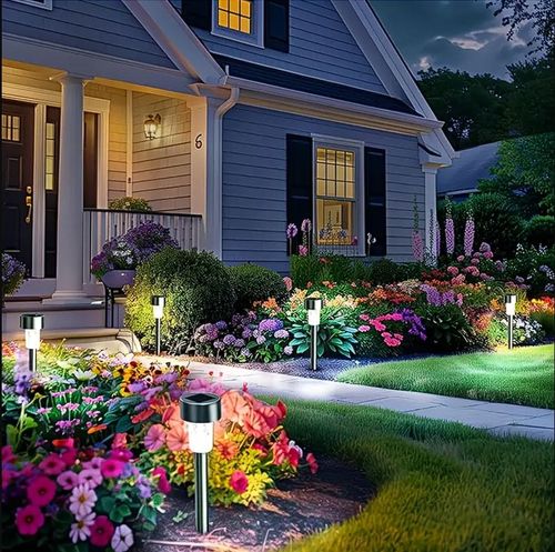 10pcs Outdoor Solar Landscape Lawn Lights