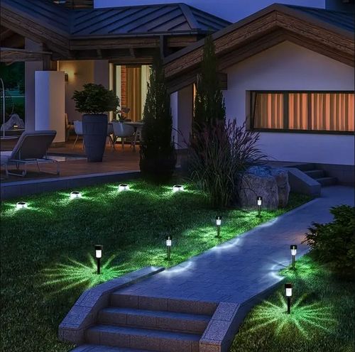 10pcs Outdoor Solar Landscape Lawn Lights
